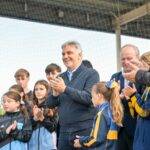 Adelia María: Llaryora inauguró un polideportivo y anunció obras para la localidad