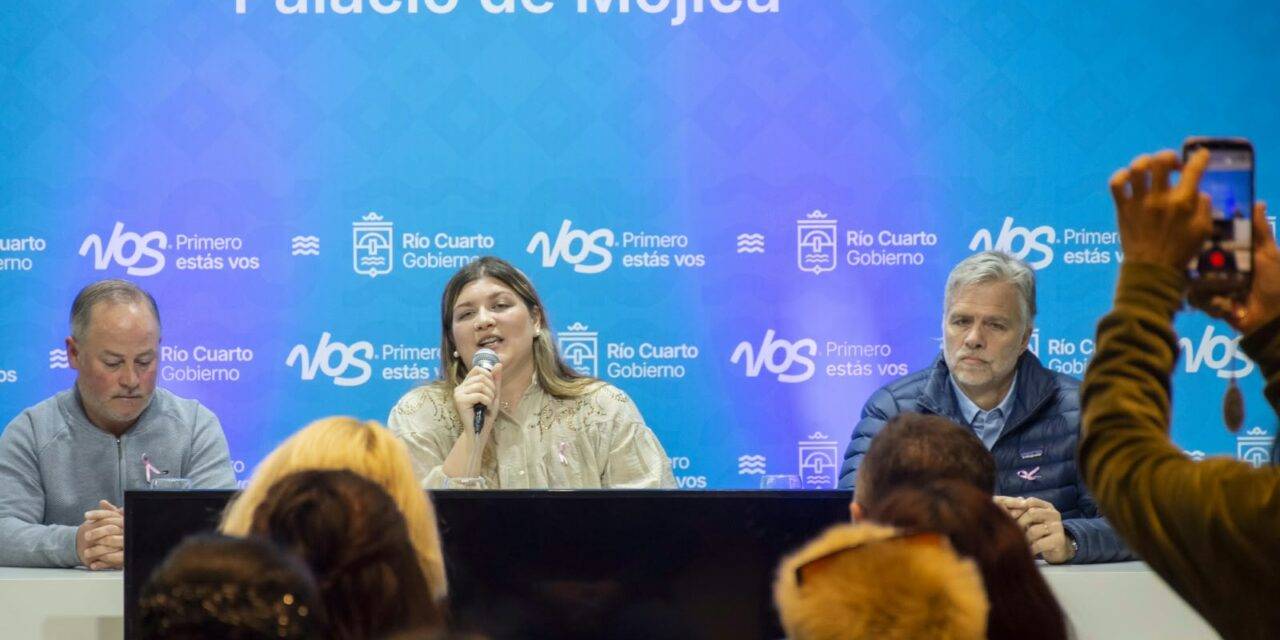 Octubre Rosa: el Gobierno de Río Cuarto presentó la agenda de actividades