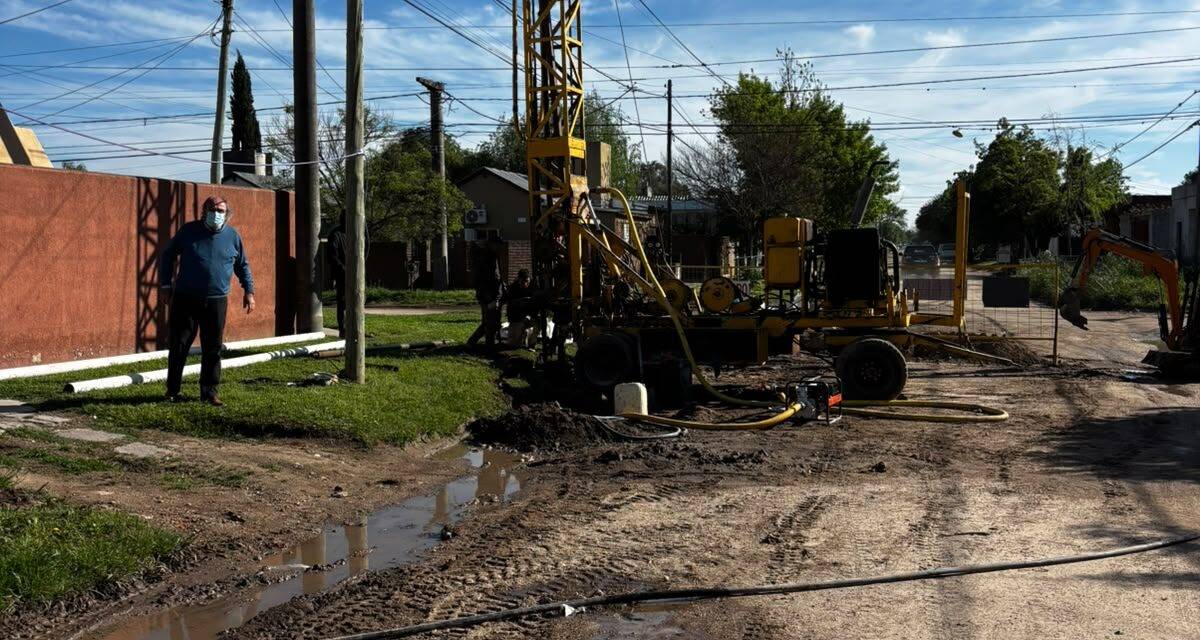 Río Cuarto: Comenzó el recambio de la red colectora en calle Blas Parera