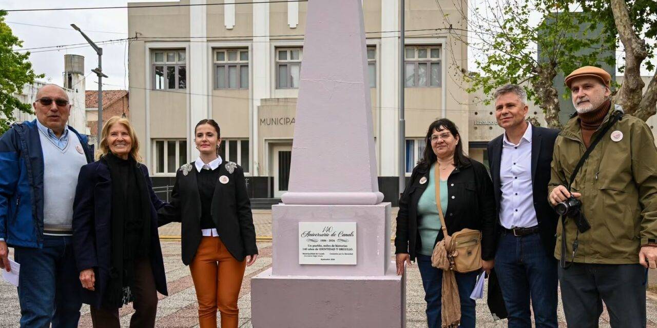 Canals conmemoró sus 140 años con un desfile cívico militar