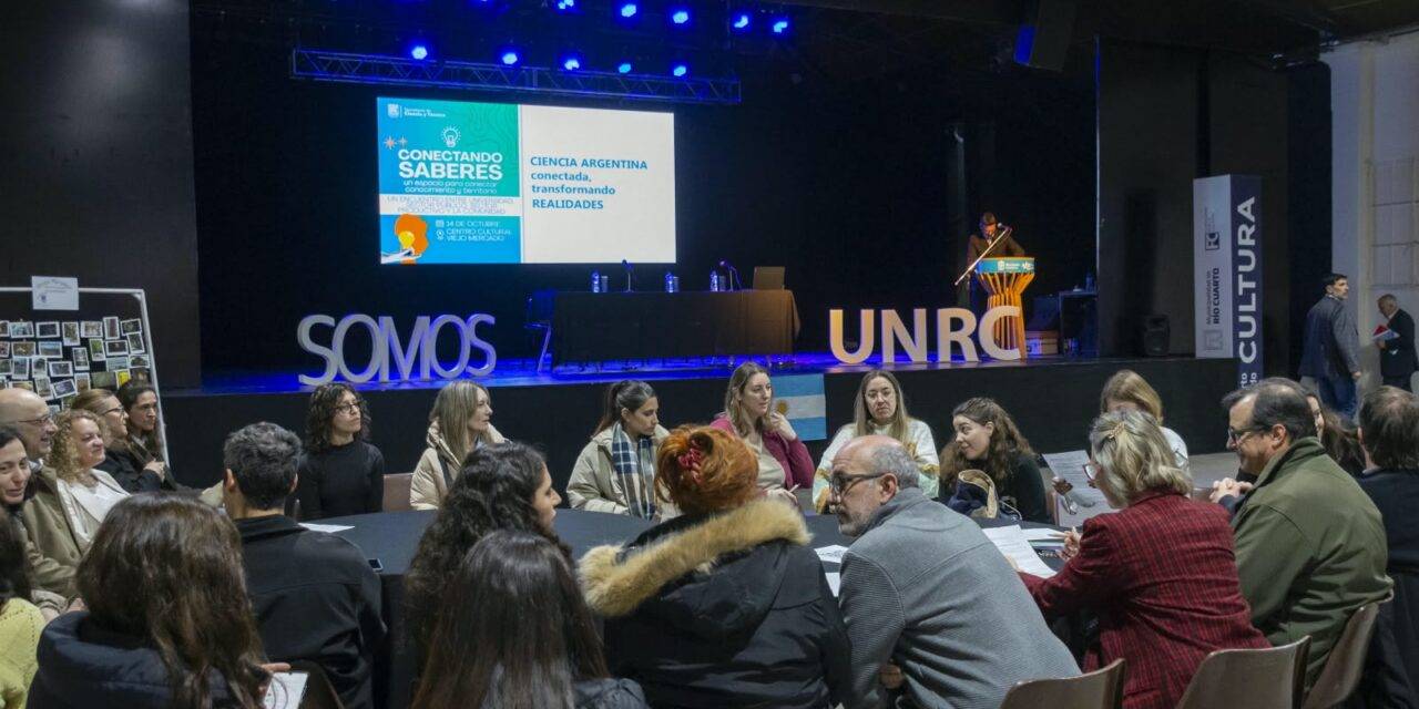 “Conectando Saberes”: el Gobierno de Río Cuarto participó de este espacio destinado a conectar el conocimiento con el territorio