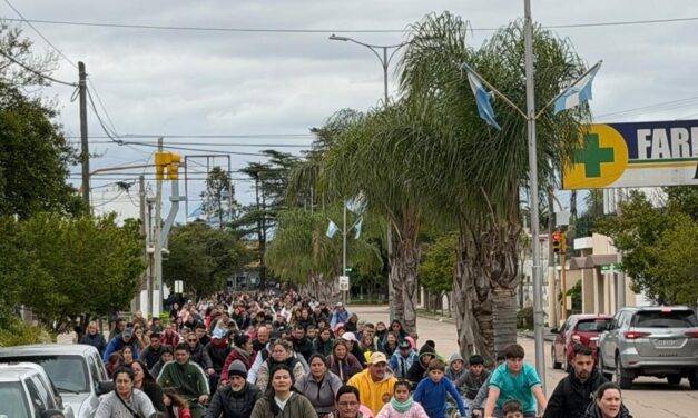Adelia María: se llevó adelante la 11° edición de la Bicicleteada Familiar “Padre Pablo Silvetti”