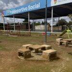 Villa Huidobro realiza mejoras en el Polideportivo Social para brindar más comodidades a los vecinos