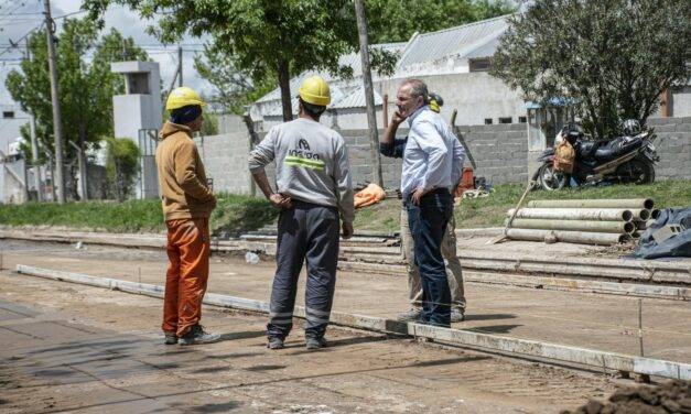 Río Cuarto: Comenzaron nuevos frentes de pavimentación en el sector sur de la ciudad