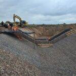Departamento Río Cuarto: ejecutan obras para optimizar el sistema hídrico de la cuenca sur
