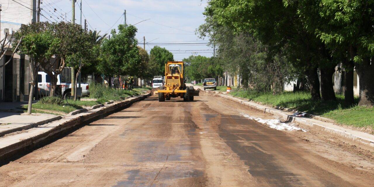 Río Cuarto: el Plan de 100 Cuadras de Pavimento ya tiene un 75% de avance