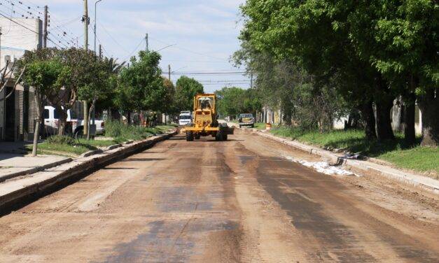 Río Cuarto: el Plan de 100 Cuadras de Pavimento ya tiene un 75% de avance