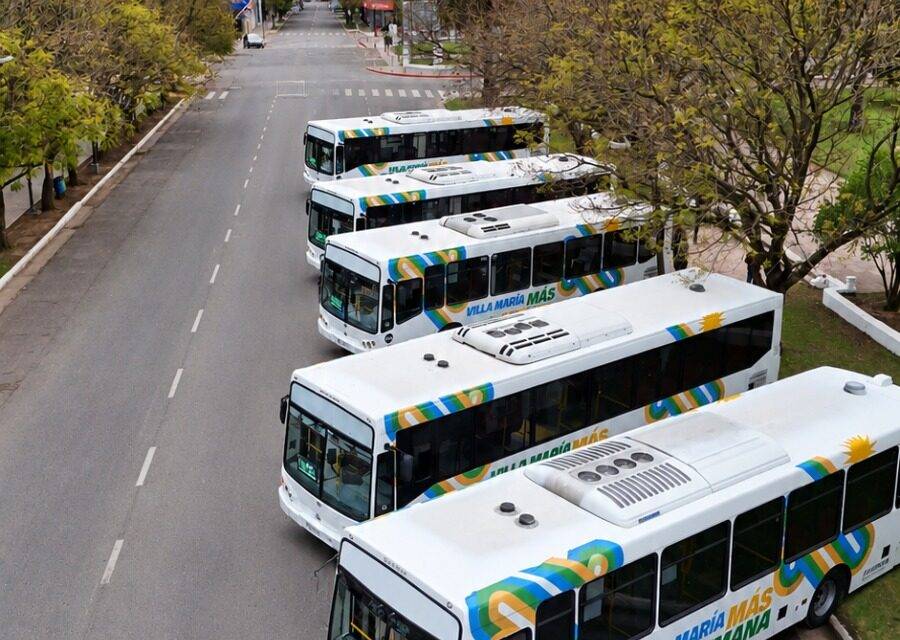 Villa María: el transporte urbano de pasajeros incorporó cinco colectivos