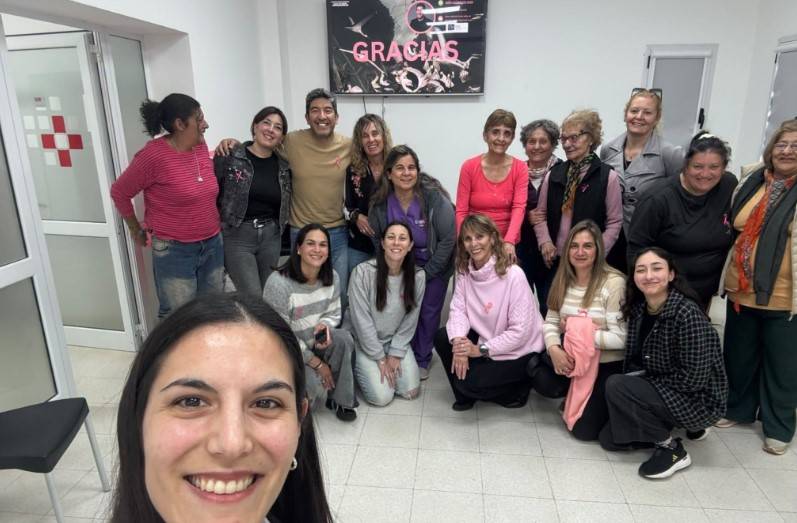 Gigena: realizaron una jornada de prevención y acompañamiento en el marco de Córdoba Rosa