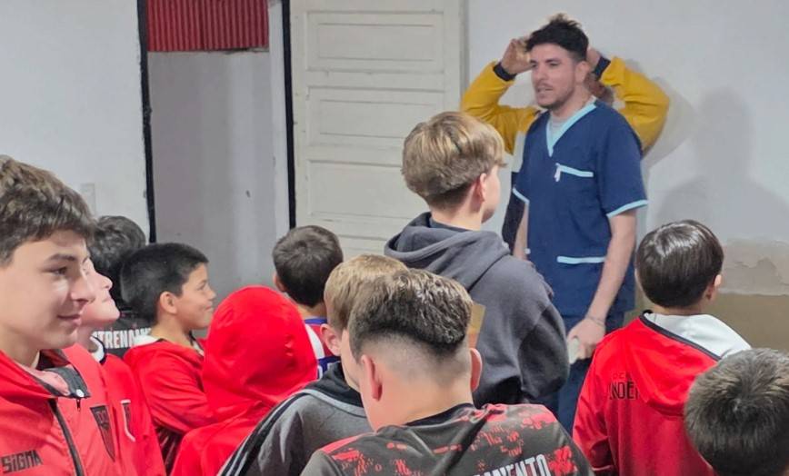 Levalle: jóvenes deportistas participaron de una charla sobre salud y prevención