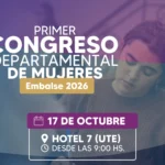 Embalse será sede del Primer Congreso Departamental de Mujeres: cuándo y cómo inscribirse