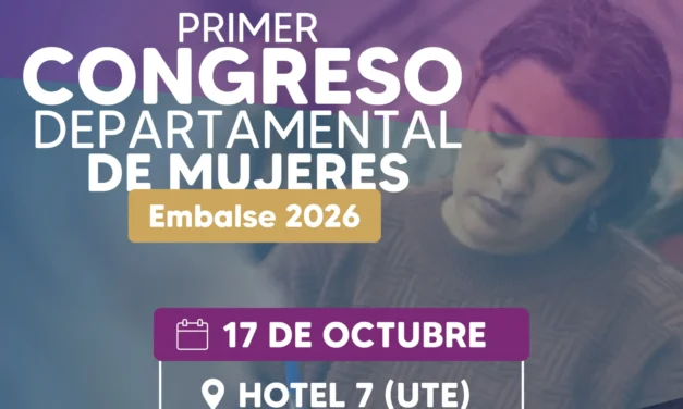 Embalse será sede del Primer Congreso Departamental de Mujeres: cuándo y cómo inscribirse