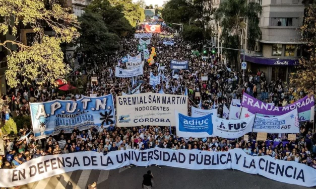 Este jueves se realiza en Córdoba y el país la 5ta. Marcha Federal Universitaria